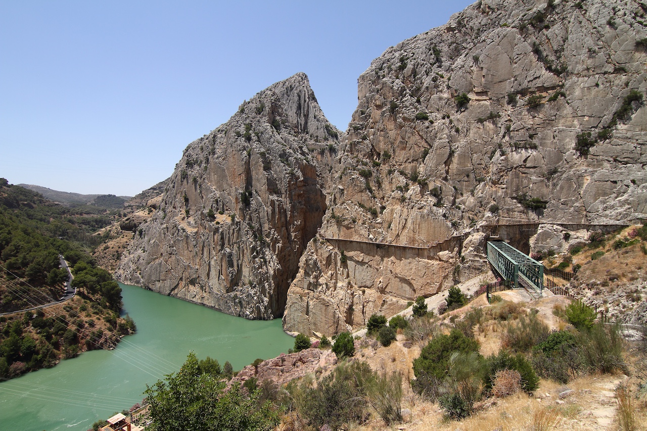 nouveau pont suspendu du Caminito del Rey