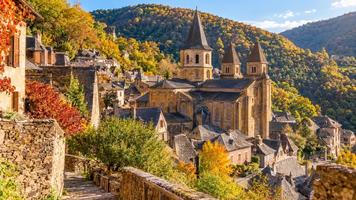 Conques cet automne : que visiter pendant la fermeture du Trésor et avec les horaires de basse saison ?